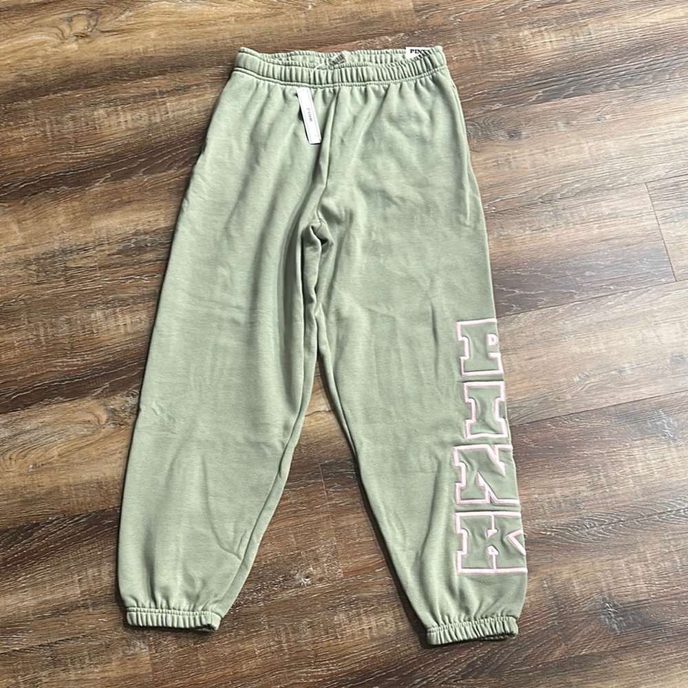 Green PINK Sweatpants